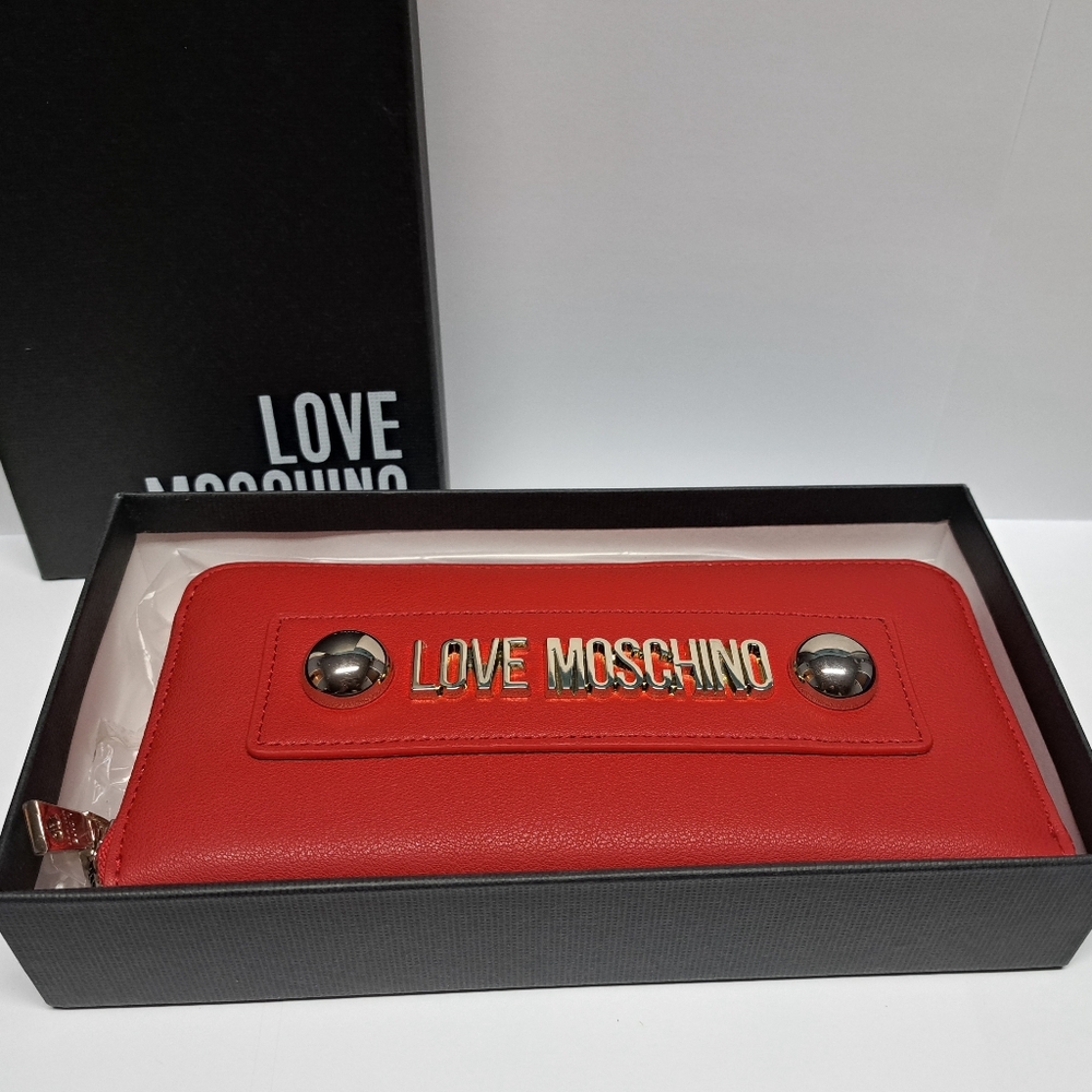 Red Love Moschino Wallet/Purse